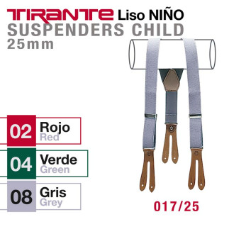 TIRANTE LISO NIÑO 017/25
