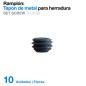 RAMPLÓN TAPÓN METAL PARA HERRADURA TH-3258 10uds