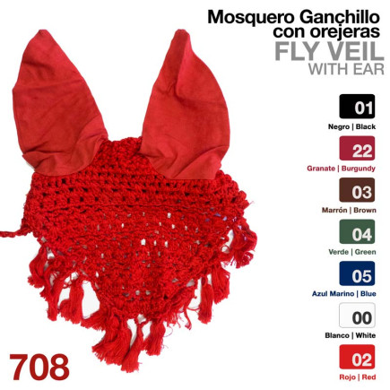 MOSQUERO GANCHILLO CON OREJERAS 708