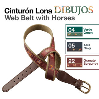 CINTURÓN LONA DIBUJOS