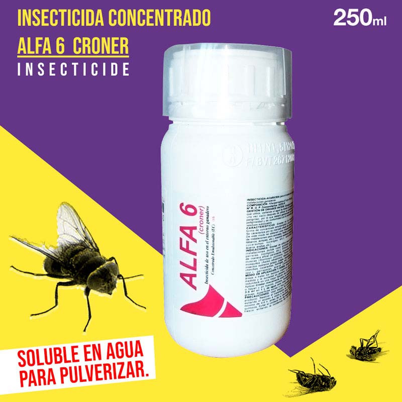 ZALDI INSECTICIDA CONCENTRADO ALFA 6 CRONER