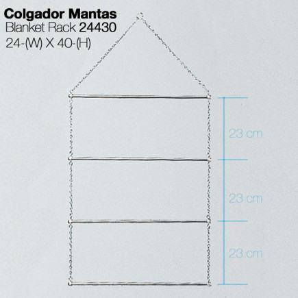 COLGADOR PARA MANTAS 24430