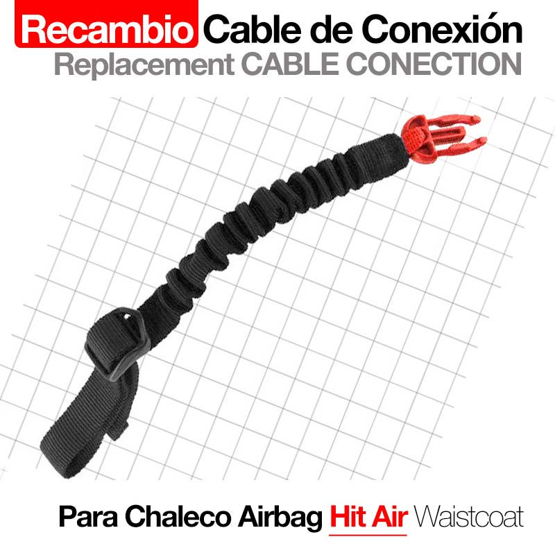 CHALECO AIRBAG HIT AIR cable de conexión
