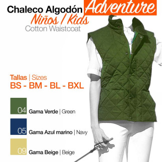 CHALECO ALGODÓN ADVENTURE