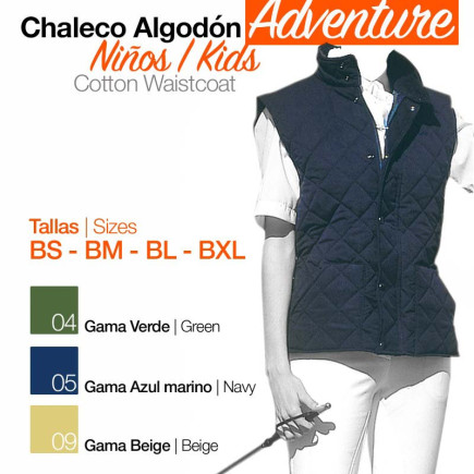 CHALECO ALGODÓN ADVENTURE