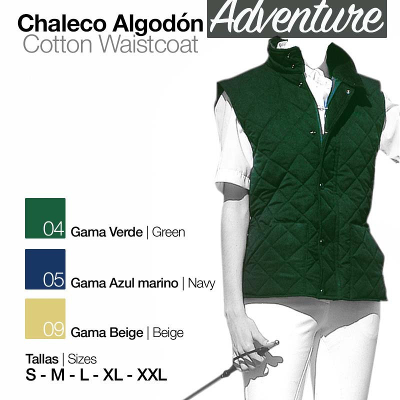 CHALECO ALGODÓN ADVENTURE
