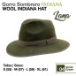 GORRO SOMBRERO INDIANA LANA VERDE