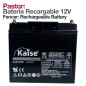 PASTOR: BATERÍA RECARGABLE 12V 47A/h