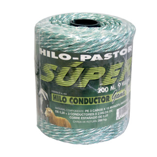 PASTOR: HILO CONDUCTOR 200m 9 HILOS SUPER