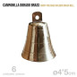 CAMPANILLA DORADO BRASS 6 unidades