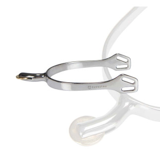 ESPUELA EQUESTRO INOX GALLO HORIZONTAL CURVO