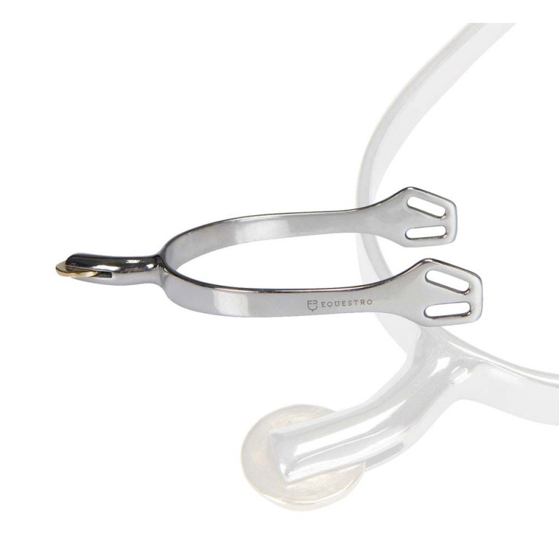 ESPUELA EQUESTRO INOX GALLO HORIZONTAL CURVO