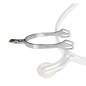 ESPUELA EQUESTRO INOX GALLO HORIZONTAL CURVO