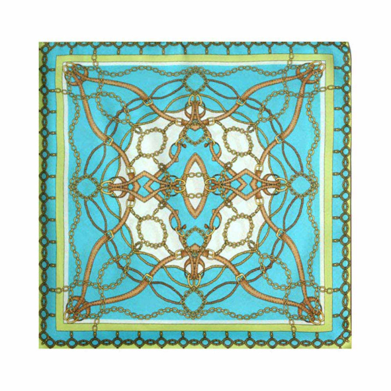 REGALO PAÑUELO MALUFA 90x90 600/401 TURQUESA