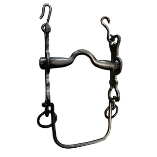 BOCADO VAQUERO INOX ENVEJECIDO FIJO 5/5 nº2H 12.5