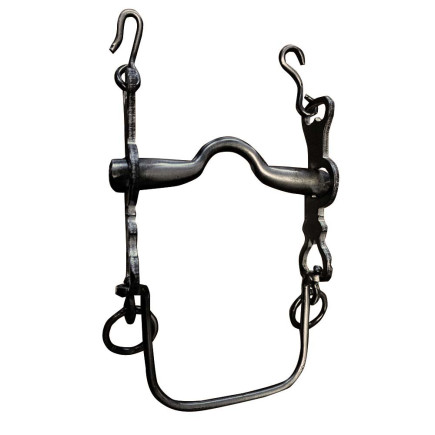 BOCADO VAQUERO INOX ENVEJECIDO FIJO 5/5 nº2H 12.5