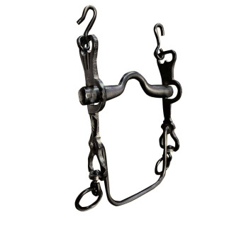 BOCADO VAQUERO INOX ENVEJECIDO FIJO 5/8 nº2C 12.5c