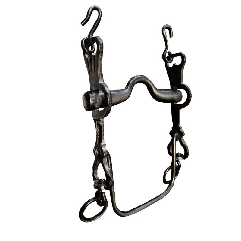 BOCADO VAQUERO INOX ENVEJECIDO FIJO 5/8 nº2C 12.5c