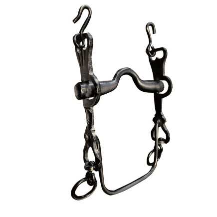 BOCADO VAQUERO INOX ENVEJECIDO FIJO 5/8 nº2C 12.5c