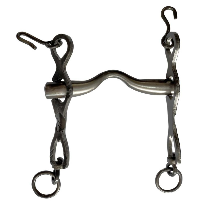 BOCADO PORTUGUÉS INOX ENVEJECIDO nº7 12.5cm
