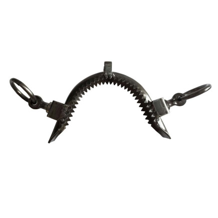 MUSEROLA VAQUERA INOX ENVEJECIDO PILARES CORTOS