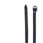 CORREA ESPUELA CUERO NEGRO 2762-Z62 HEBILLA NEGRA