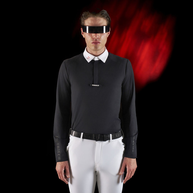 CAMISA EQUESTRO MEN´S RIDERTECH POLO SHIRT LS