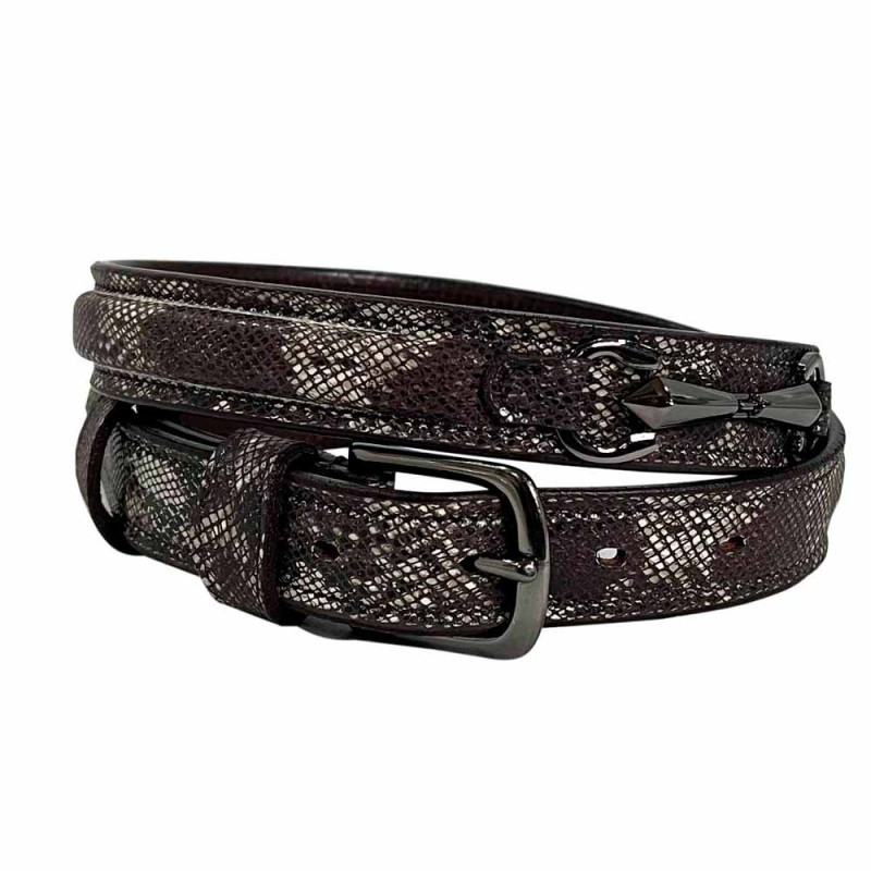 CINTURÓN CUERO BELT SLT-FEB2024-37 NEGRO