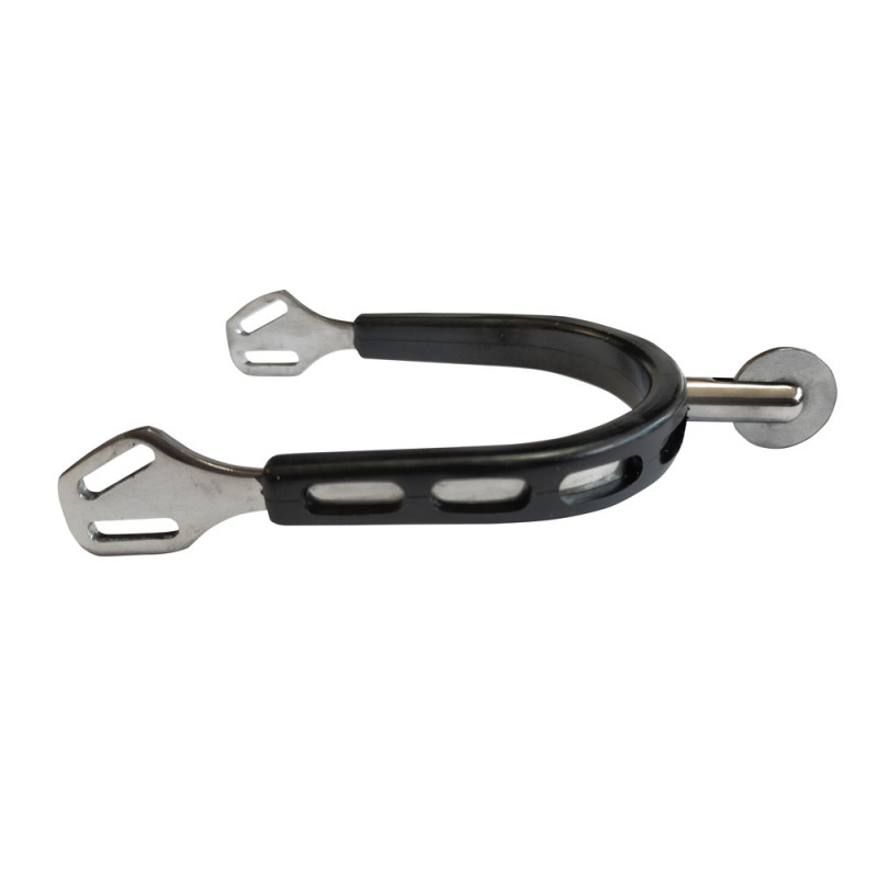 ESPUELA EQUESTRIAN INOX/GOMA Z442 GALLO 3cm R/GRAN