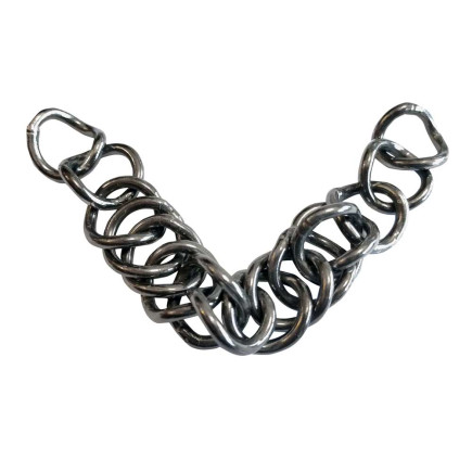 BARBADA CADENILLA FORJA 04 INOX BITONO ENVEJECIDO