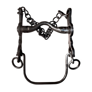 BOCADO VAQUERO FORJA 5/5 14 INOX BITONO ENVEJECIDO