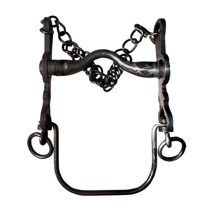 BOCADO VAQUERO FORJA 5/5 14 INOX BITONO ENVEJECIDO