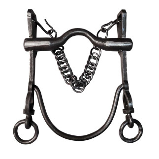 BOCADO VAQUERO FORJA MOVIBLE 08 INOX BITONO ENVEJECIDO