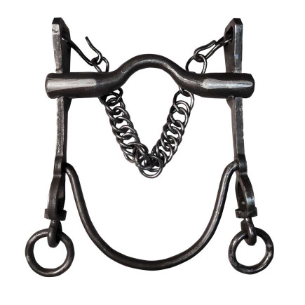 BOCADO VAQUERO FORJA MOVIBLE 08 INOX BITONO ENVEJECIDO