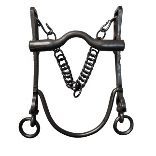 BOCADO VAQUERO FORJA 163 INOX BITONO ENVEJECIDO