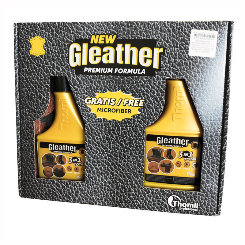 JABONCILLO GLEATHER LIMPIADOR PROTECTOR DE CUERO (SET 2 uds)
