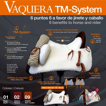 SILLA ZALDI C. VAQUERA TM-System