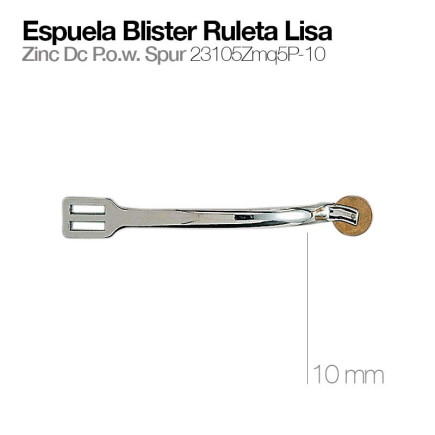 ESPUELA BLISTER RULETA LISA 23105ZMQ5P-10
