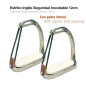 ESTRIBO INGLÉS SEGURIDAD INOX CON GOMA 221018 12cm