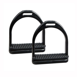 ESTRIBO INGLÉS FIBRA POLIMER NIÑO 221271K-40 NEGRO