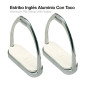 ESTRIBO INGLÉS ALUMINIO CON TACO 21108AL-46 12cm
