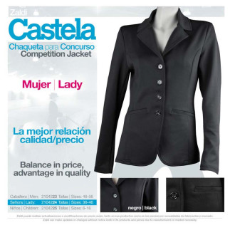 CHAQUETA CONCURSO CASTELA SEÑORA NEGRO