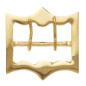 HEBILLA COLLAR DE VACA RECTANGULAR CON ADORNOS