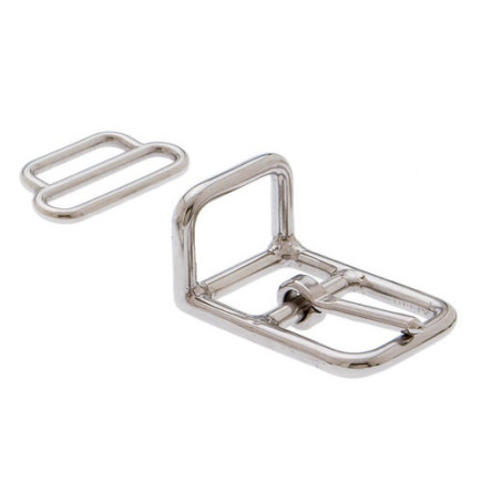 HEBILLA TIRO ENGANCHE CON CLAVILLO (JUEGO 2 PIEZAS)