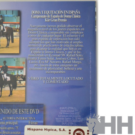 DVD,CAMPEONATO DE ESPAÑA DE DOMA CLASICA