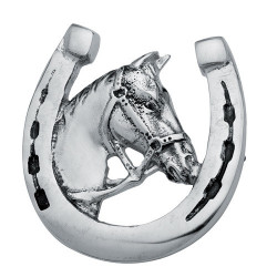 HERRADURA DECORATIVA CON CABEZA CABALLO