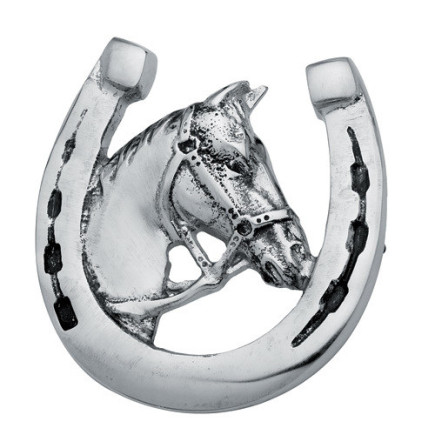 HERRADURA DECORATIVA CON CABEZA CABALLO