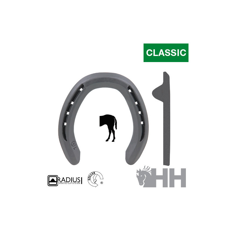 HERRADURA KERCKHAERT CLASSIC ROLLER ACERO 2 PESTAÑAS POSTERIOR