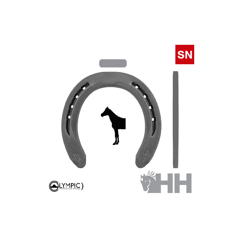 HERRADURA KERCKHAERT SSP SIN PESTAÑA DELANTERA (CAJA 20 UNIDADES)