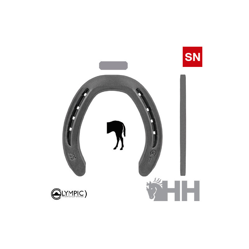 HERRADURA KERCKHAERT SSP SIN PESTAÑA POSTERIOR (CAJA 20 UNIDADES)